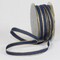 The Ribbon People Navy Blue and Gold French Wired Craft Ribbon 0.25&#x22; x 108 Yards